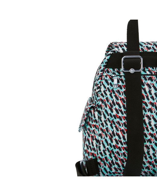 Kipling Blue Backpack City Pack Mini Abstract Extra Small