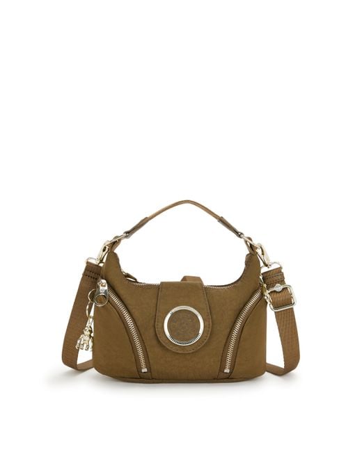 Kipling Metallic Shoulder Bag Sera S Dry Laurel Spice Small