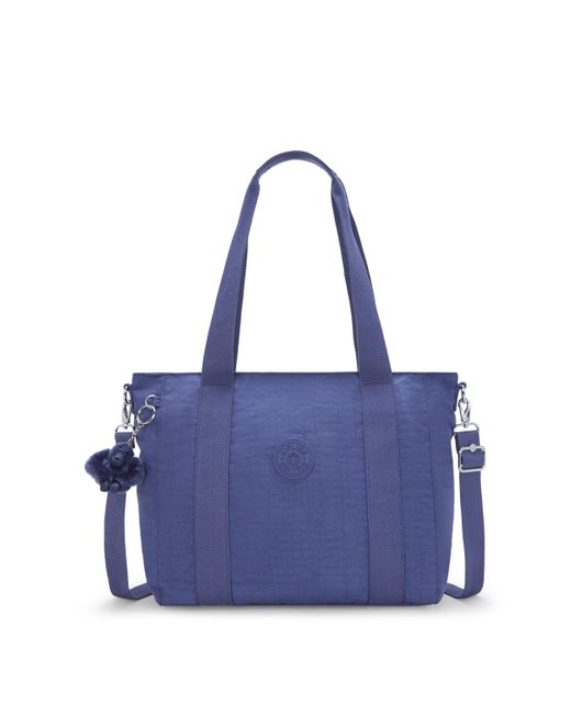 Kipling Blue Tote Asseni S Ocean Small