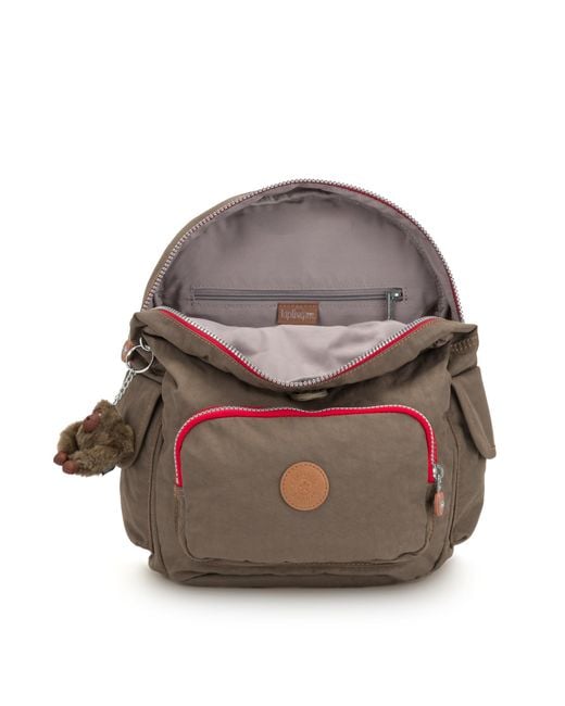 Kipling Brown Backpack City Pack S True Beige C Small