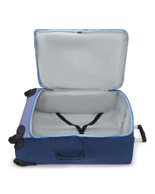 Kipling Blue Wheeled Luggage Darcey L Slate Cb Travel Large 100% Polyamide
