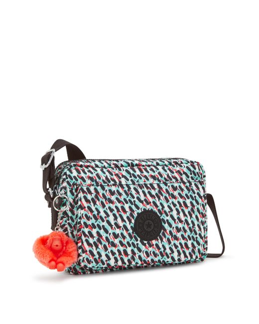 Kipling Blue Crossbody Bag Abanu M Curious Leopard Medium