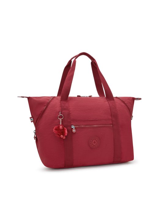 Kipling Red Art Medium 2 Tote Bag