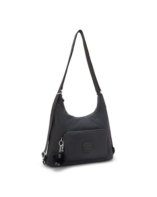 Kipling Black Shoulder Bag Yenna Noir Medium