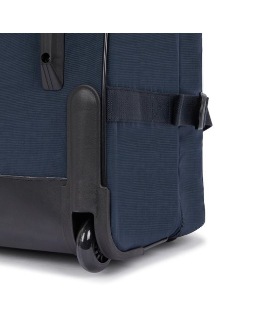 Kipling Blue Medium Wheeled Duffle