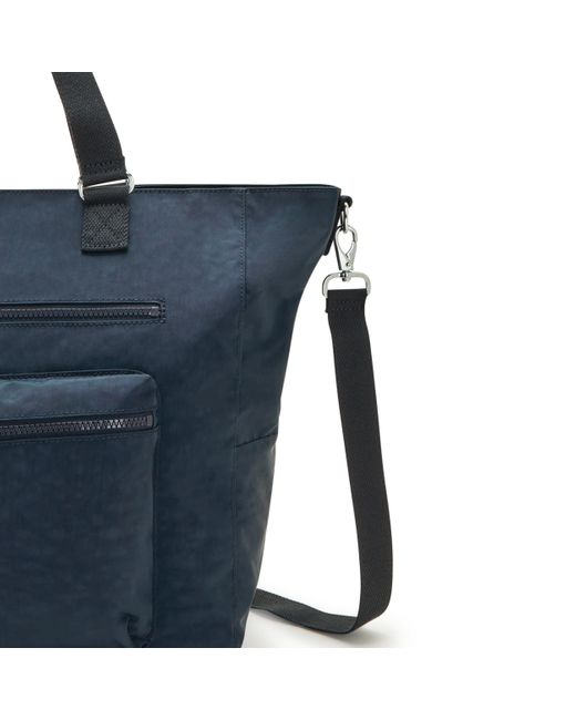 Kipling Blue Weekend Bag Isaac True Tonal Large