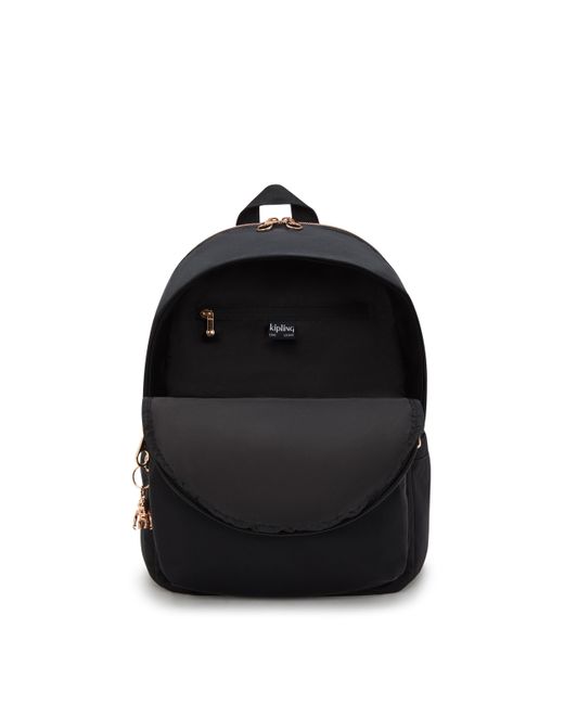 Kipling Black Backpack Delia M Rose Spice Large