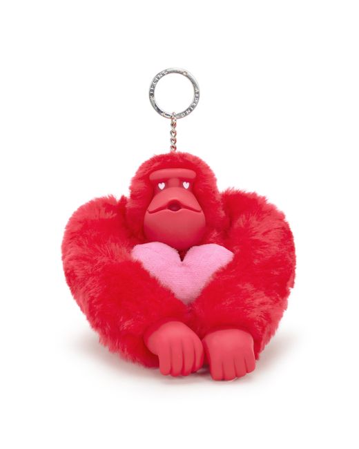 Kipling Red Monkey/keyhanger Valentine Monkey Xl Valentine Monkey Small