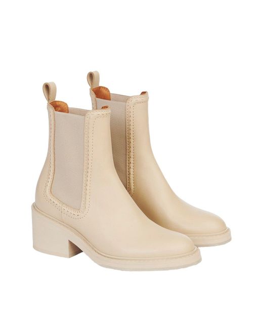 Chloé Natural Mallo Ankle Boot