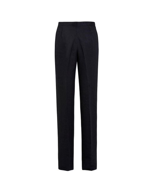 Giuliva Heritage Blue Janice Linen Trousers
