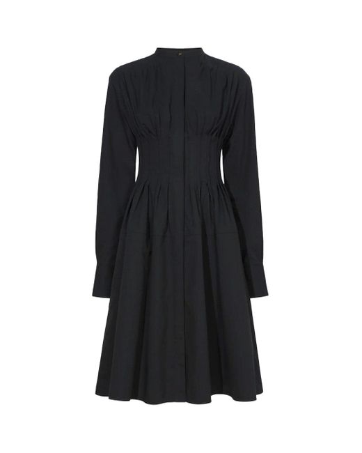 Proenza Schouler Black Midi Shirt Dress