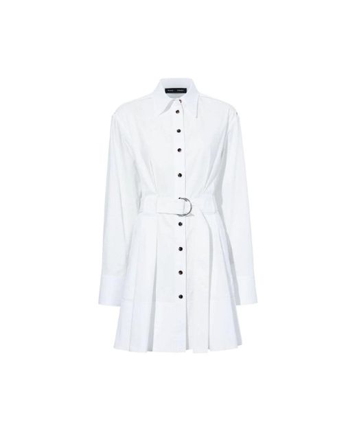 Proenza Schouler White Viola Mini Shirtdress