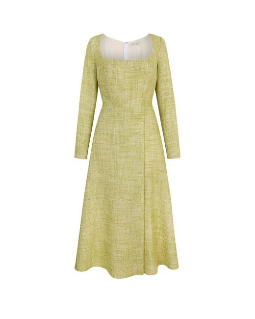 Emilia Wickstead Yellow Fara Dress