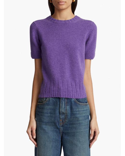 Khaite Purple The Luphia Sweater