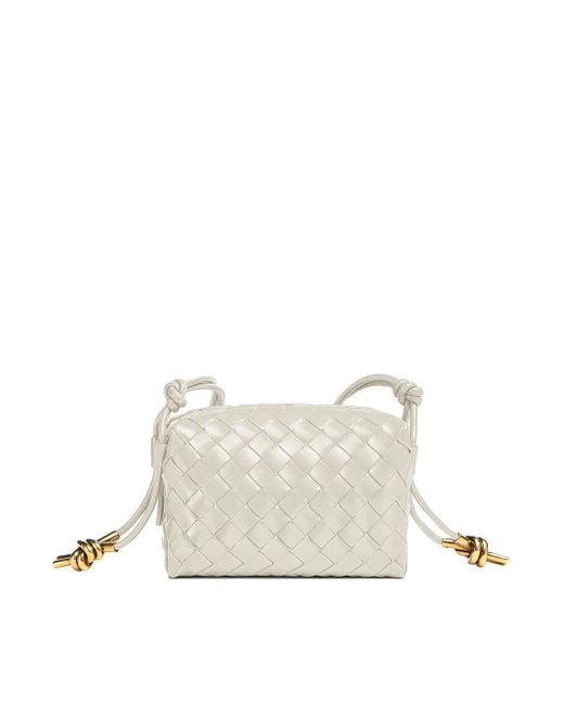 Bottega Mini Loop Camera Bag in White Lyst
