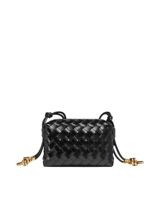 Bottega Mini Loop Camera Bag in Black Lyst