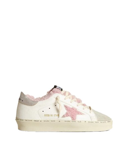 Golden Goose Hi Star Sneaker With Shearling Insoles | Lyst