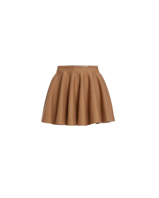 Khaite Brown The Ulli Skirt