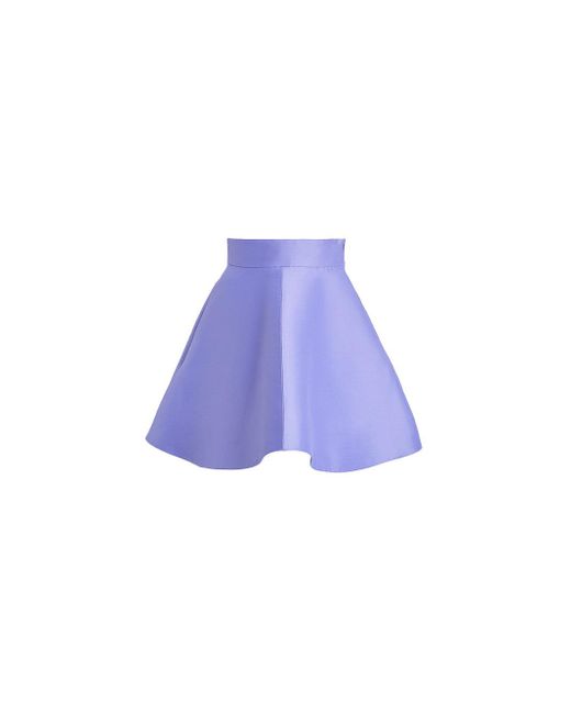 Rosie Assoulin Blue Best Buds Skirt