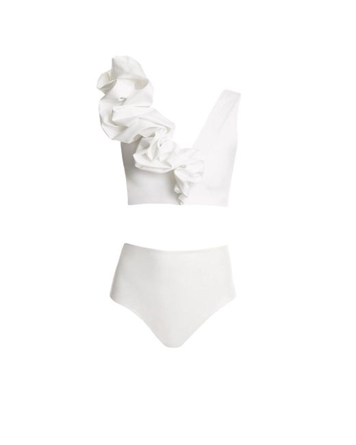 Maygel Coronel Synthetic The Rosa Bikini in White | Lyst UK