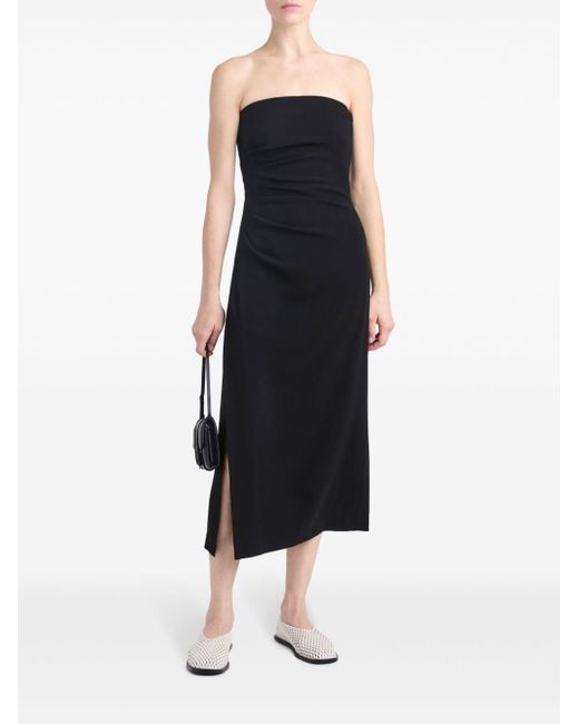 Proenza Schouler Black Shira Midi Dress