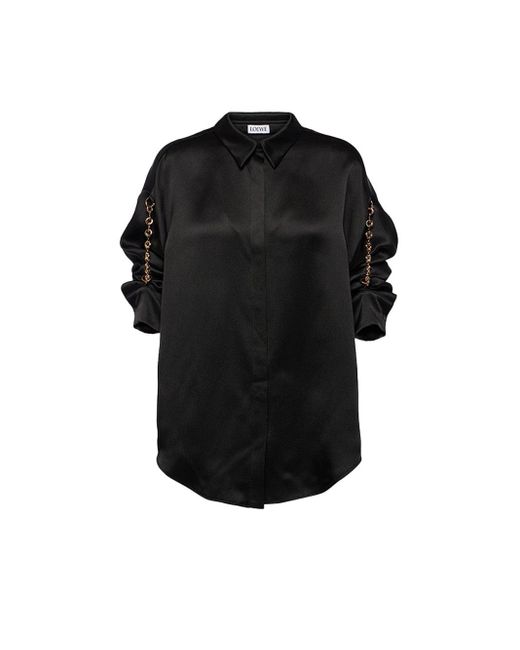 Loewe Black Chain Detail Shirt