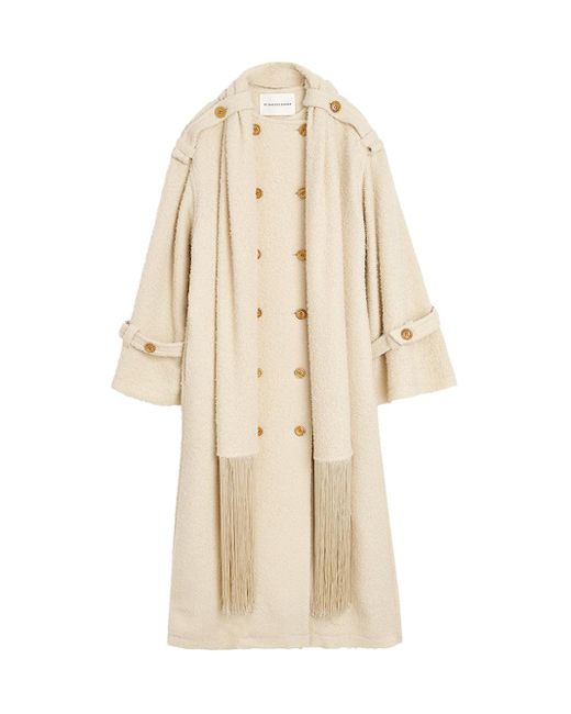 By Malene Birger Aspen Coat in Natural | Lyst