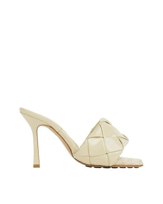 Bottega Lido Maxi 90mm Sandals in White Lyst