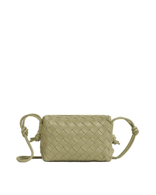 Bottega Mini Loop Camera Bag in Green Lyst