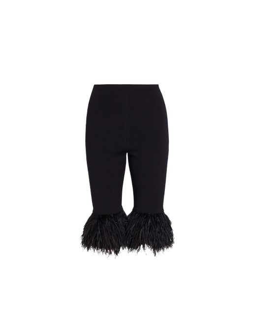 Proenza Schouler Black Knit Bermuda Shorts