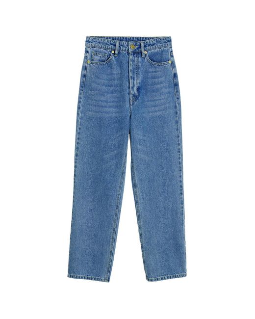 By Malene Birger Milium Organic Cotton Jeans in Blue Lyst