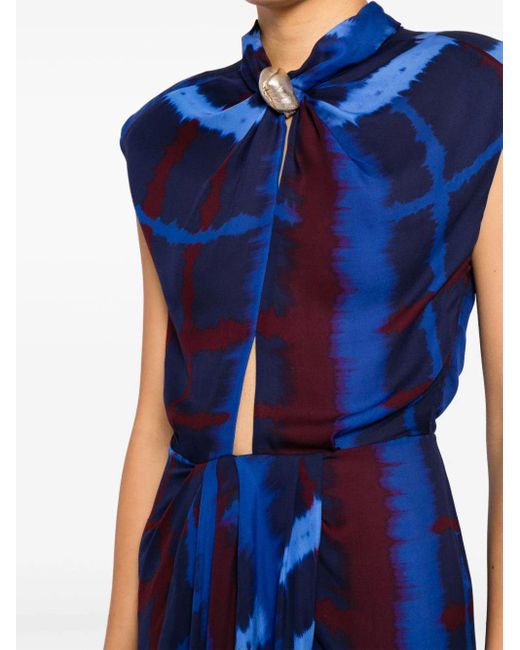 Johanna Ortiz Inspiring Vistas Dress in Blue Lyst