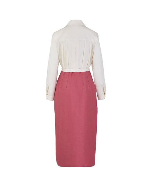 Giuliva Heritage Pink Annabelle Midi Dress
