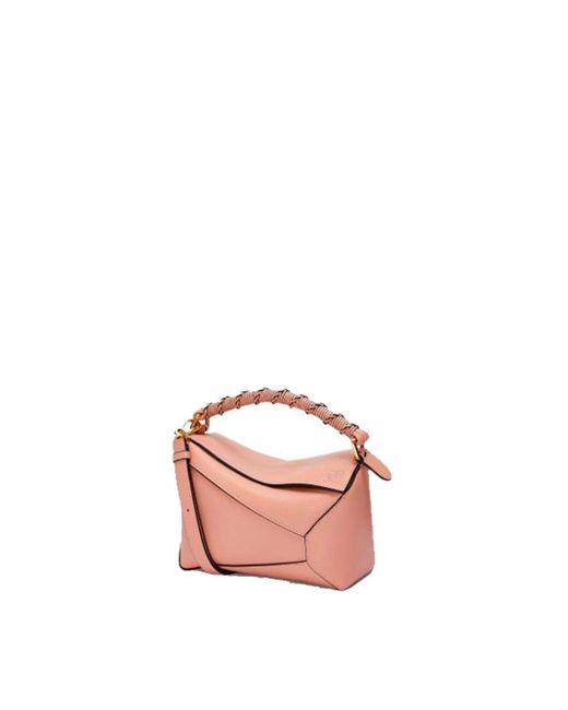 Loewe Rose Small Puzzle Bag in Pink | Lyst UK
