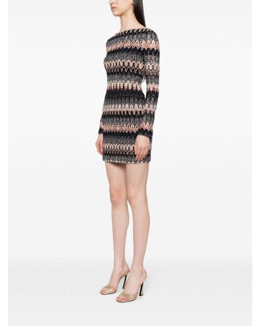 Missoni Black Knit Mini Dress