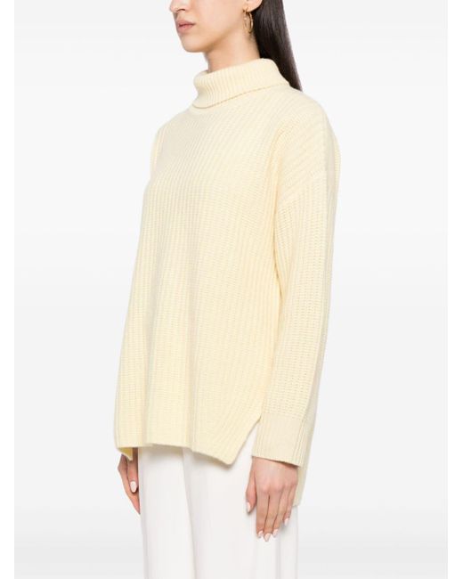 Lisa Yang Yellow Therese Turtleneck Sweater