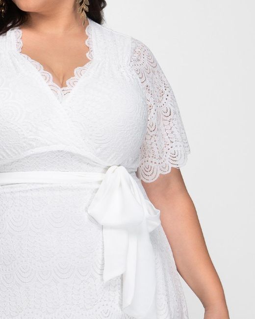 kiyonna white dress