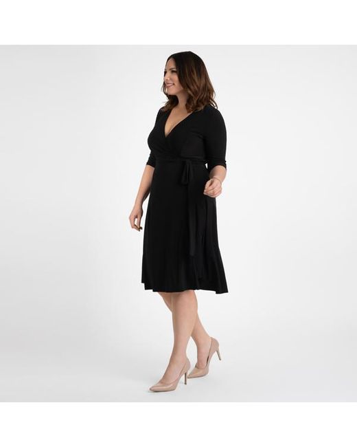 kiyonna essential wrap dress