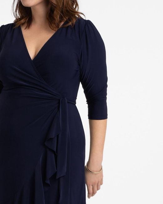 kiyonna whimsy wrap dress