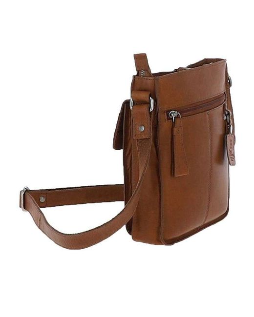 Ashwood Leather Windmere 3 Pocket Medium Leather Messenger Bag in Brown |  Lyst
