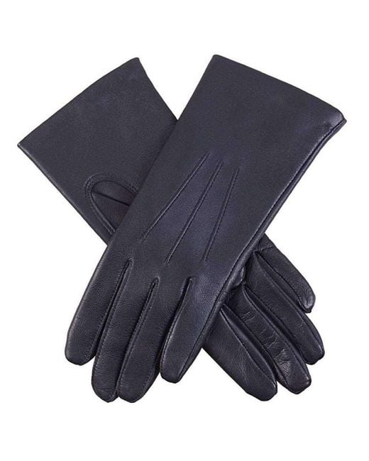 Dents Blue Emma Classic Hairsheep Leather Gloves