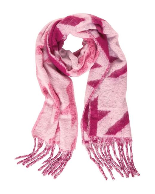 Pink | Street DE Lyst One Fransen mit Cosy Schal in