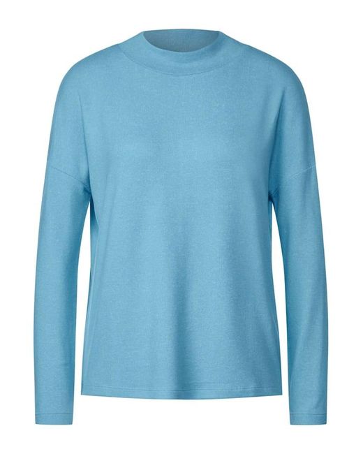 DE aquamarine Street Cosy mit Light mel. One Shirt | Ziernaht blue Lyst