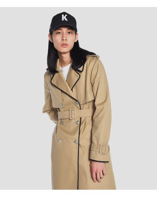 KOCHE】Jersey Trench Coat - トレンチコート