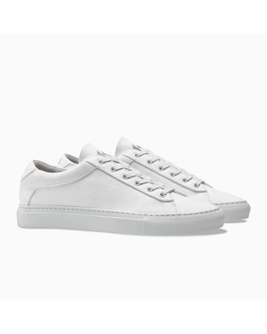 koio capri bianco canvas sneakers