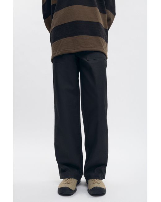 KOTN Black Work Trouser Pants Jeans for men
