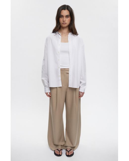 KOTN White Amun Trouser Pants