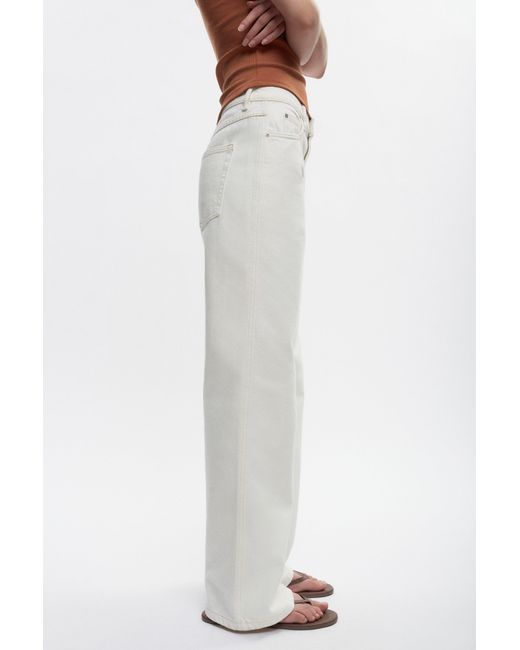 KOTN White Taba Denim Jeans
