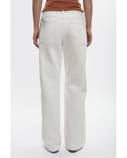 KOTN White Taba Denim Jeans
