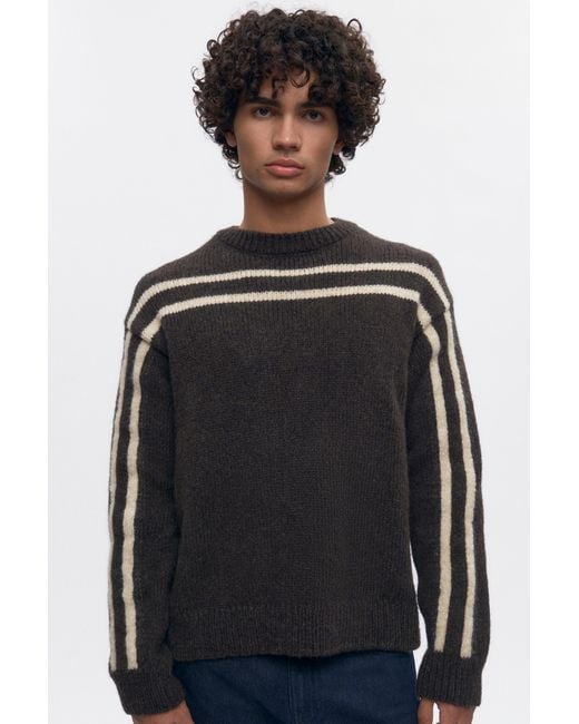 KOTN Black Ali Crewneck Sweater for men